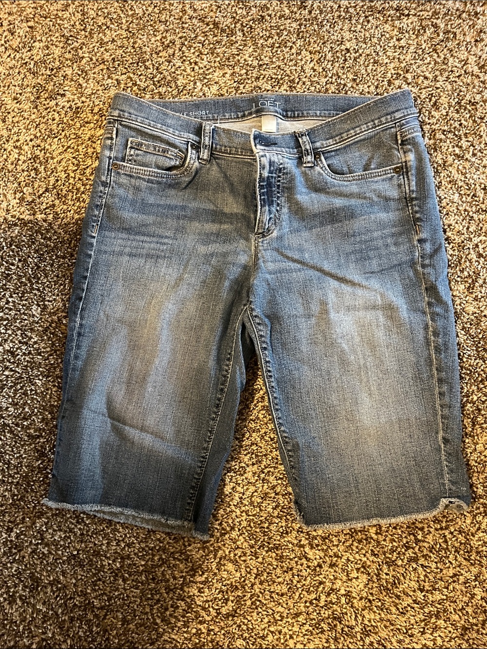 LOFT Medium Wash Denim Jean Shorts